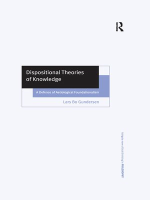 cover image of Dispositional Theories of Knowledge